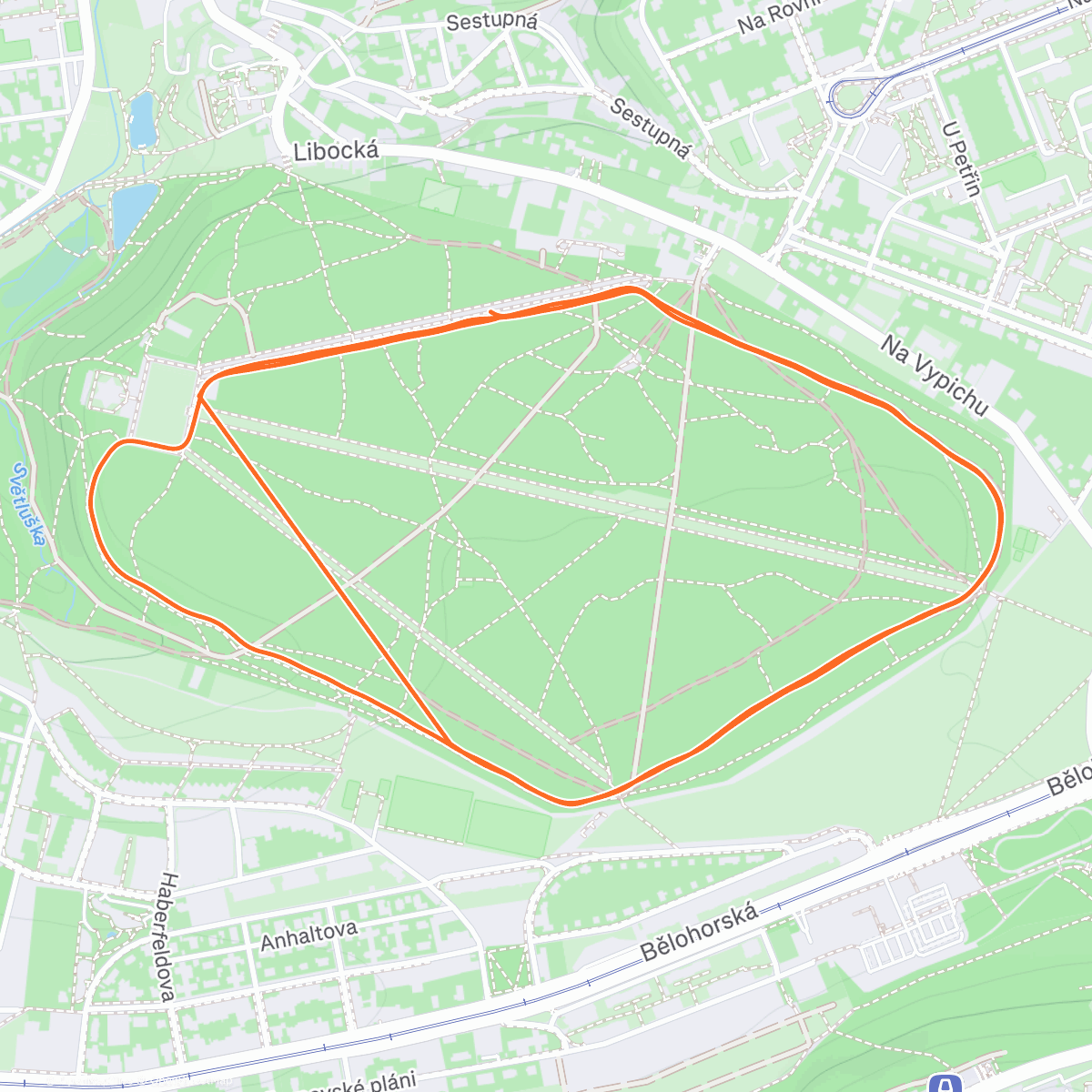 Map of the activity, AMČR - přespolák 🥉