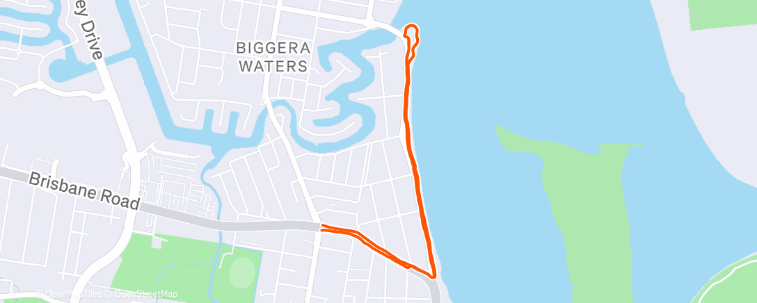 Карта физической активности (Afternoon Run)