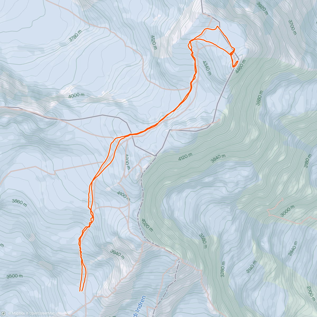 Map of the activity, Gnifetti - Margherita (4554 m) 🔂