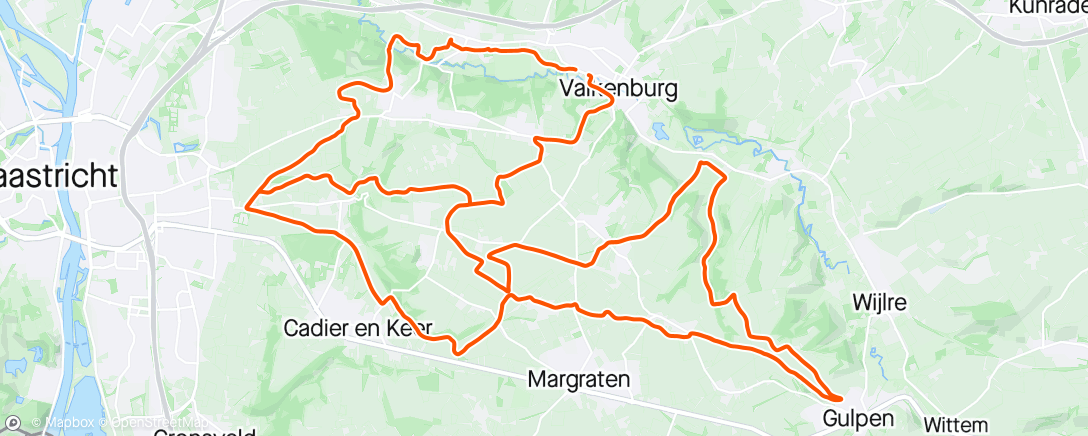 Mapa de la actividad, Gravefondo Limburg