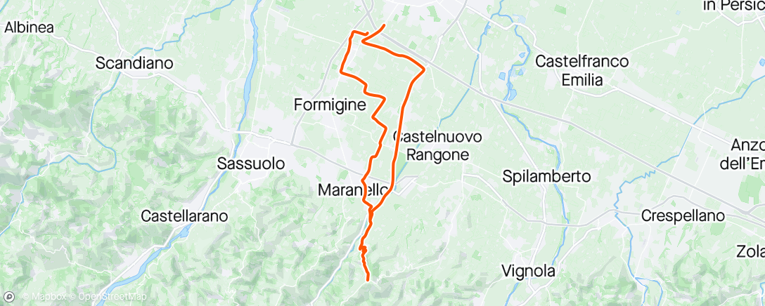 Mapa da atividade, Lunch Ride