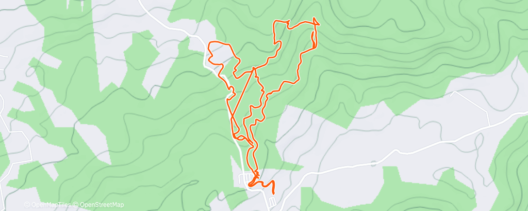 Map of the activity, Randonnée le midi