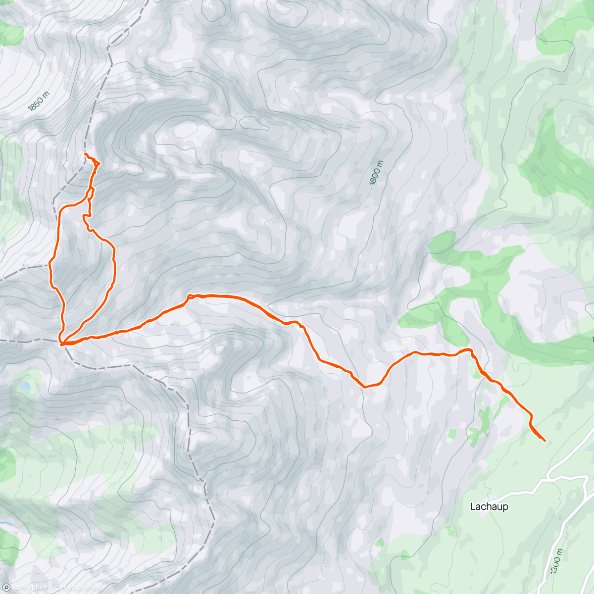 Mapa da atividade, Grand Ferrand 🤩