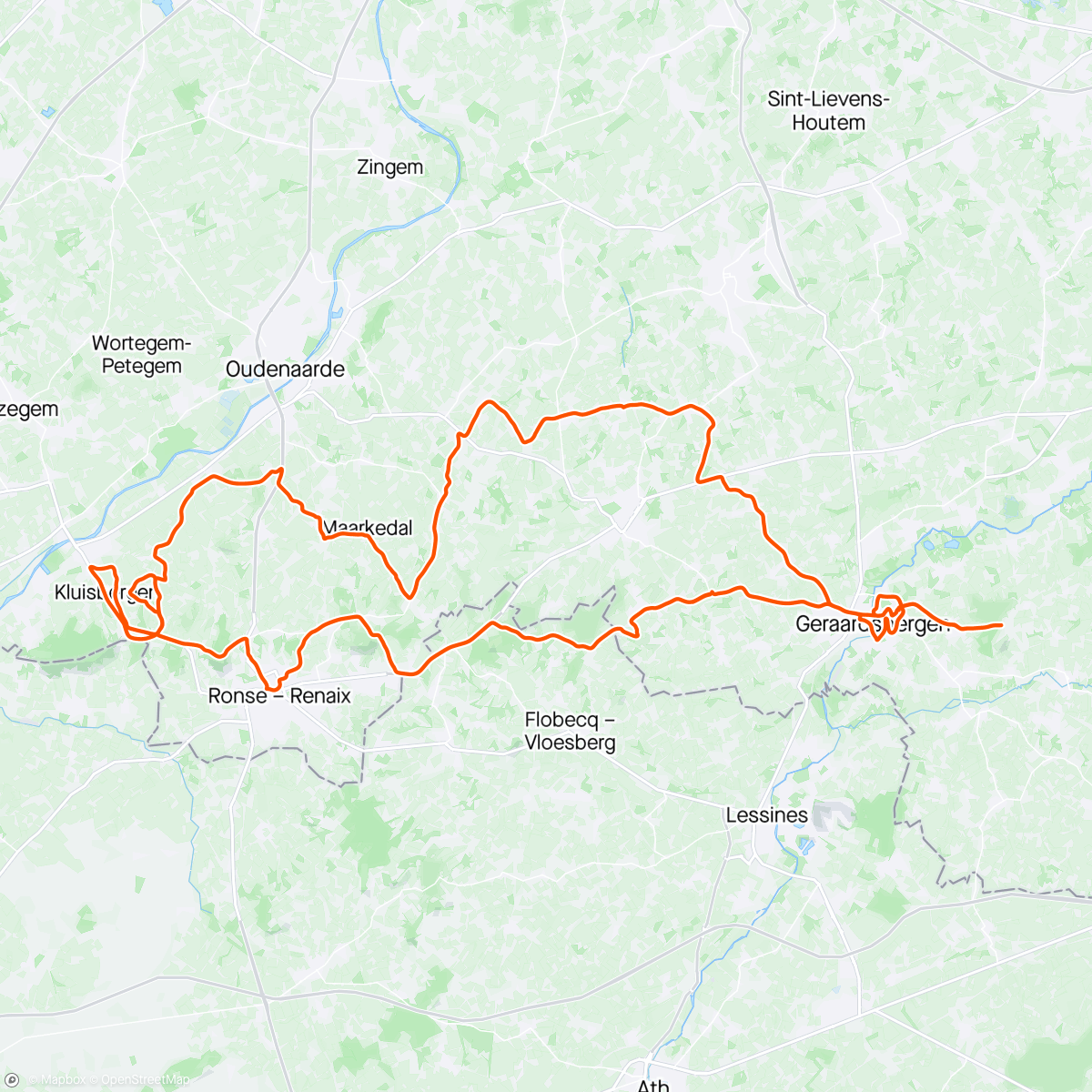 Map of the activity, Vlaanderen 🇧🇪