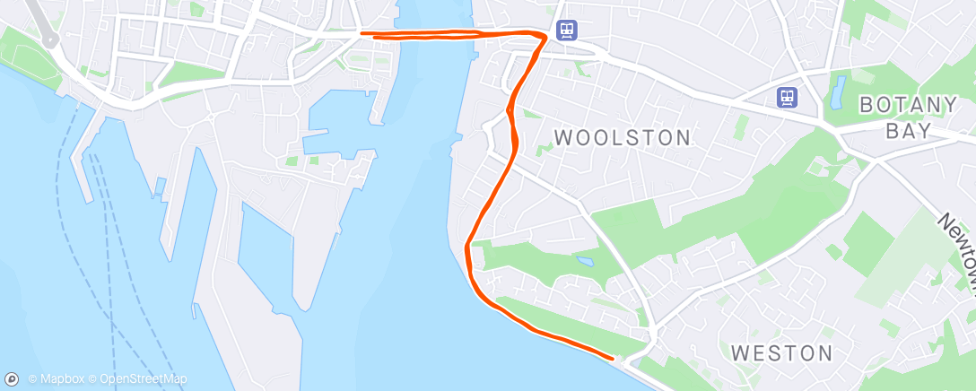 Map of the activity, V. Windy run