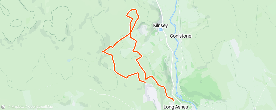 Map of the activity, Northern Champs - Kilnsey M50