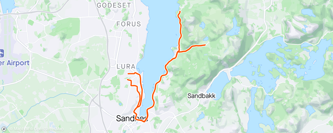 Map of the activity, Bakker Gramstad