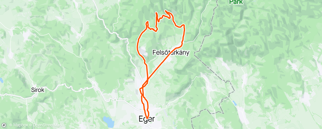 Map of the activity, ördög