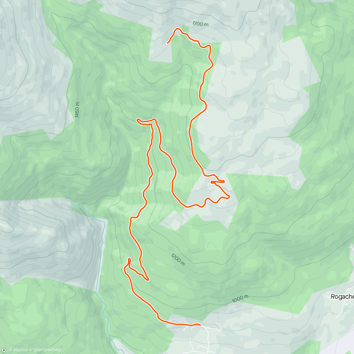 Map of the activity, Планинарски дом Љуботен