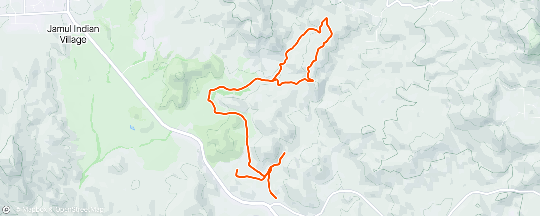 Map of the activity, Final long run before Canyons!