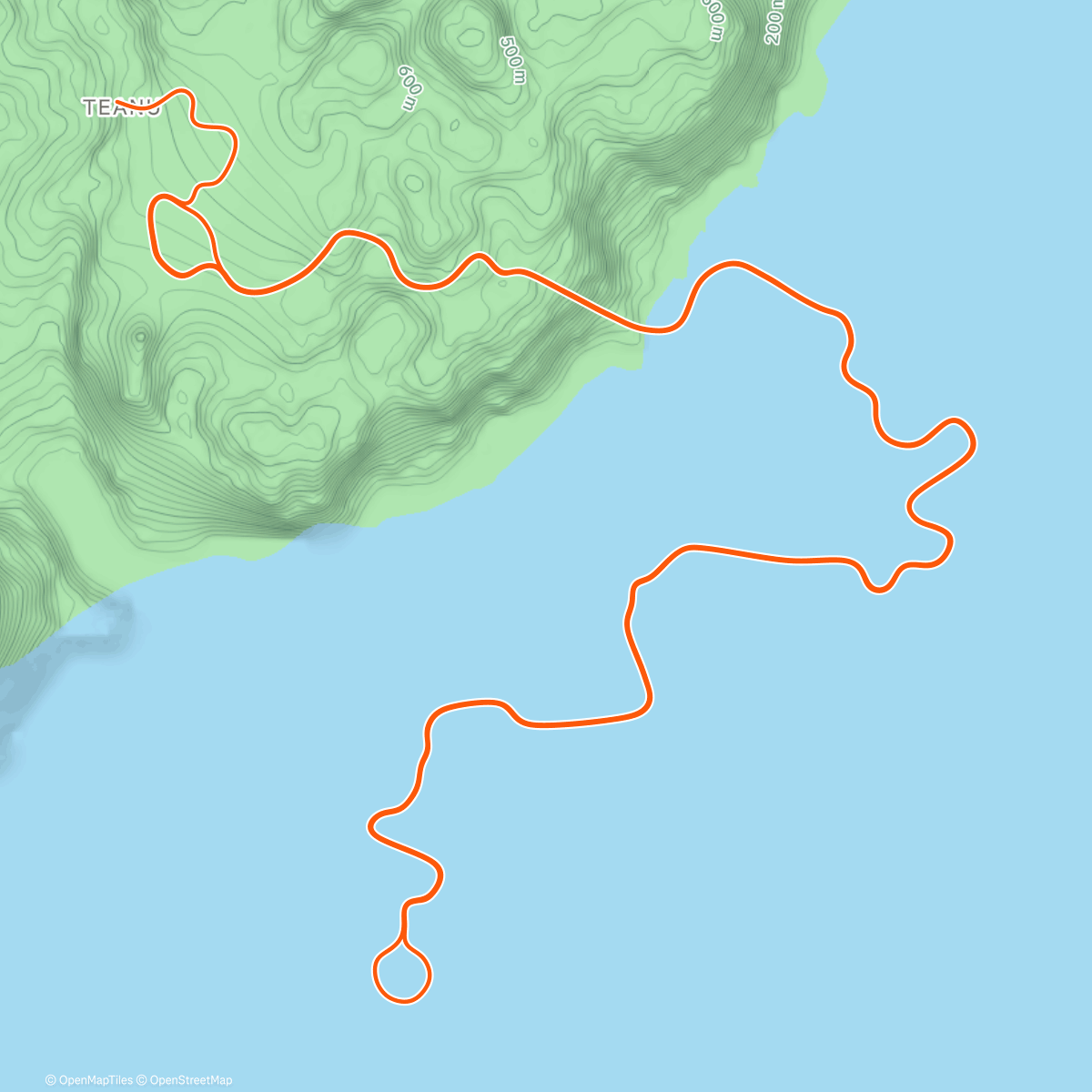 Map of the activity, Zwift - Race: Tommie Estka Memorial 40K Time Trial on Tempus Fugit in Watopia