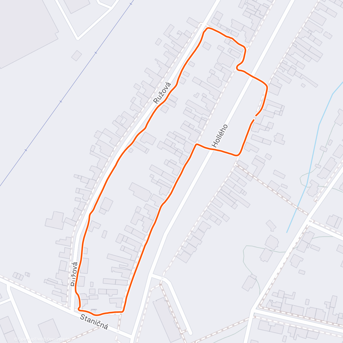 Map of the activity, Lunch Walk