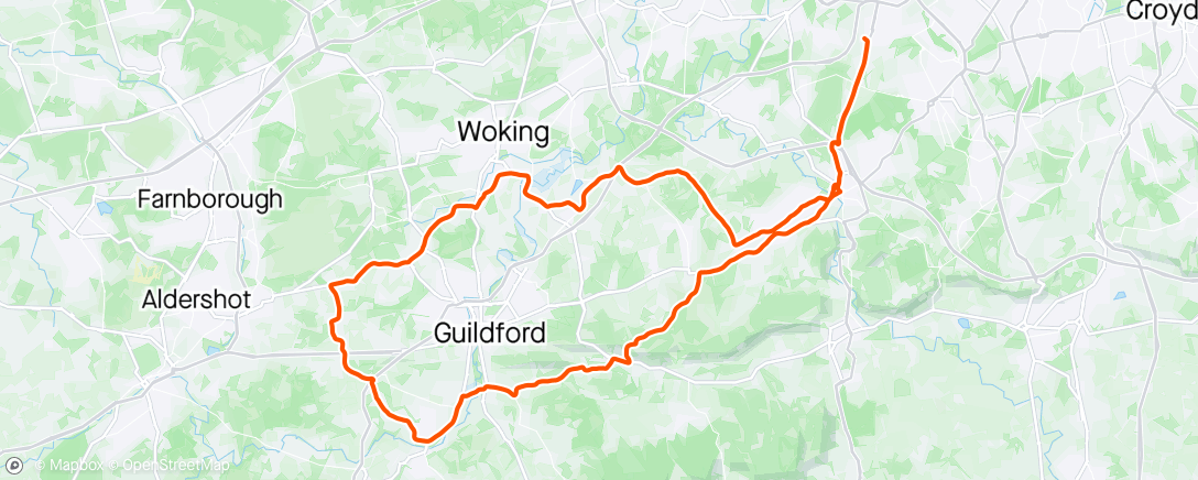 Map of the activity, Morning Ride, back with the AV1 bunch 😀
