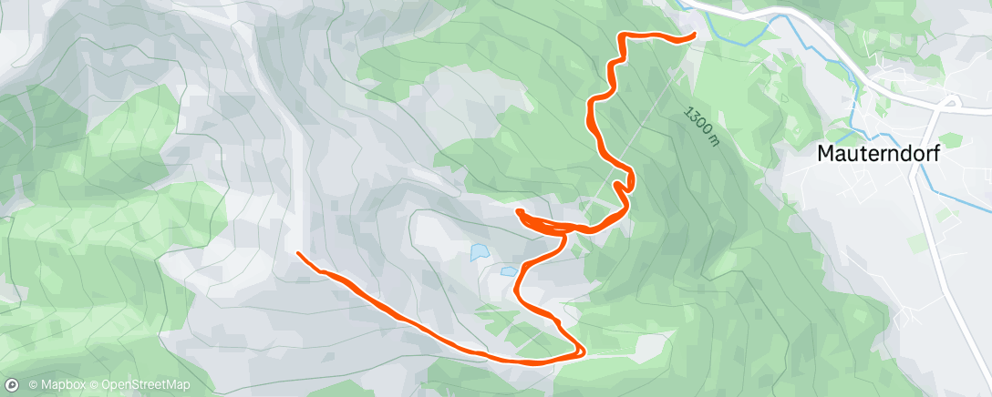 Map of the activity, Skitour am Morgen