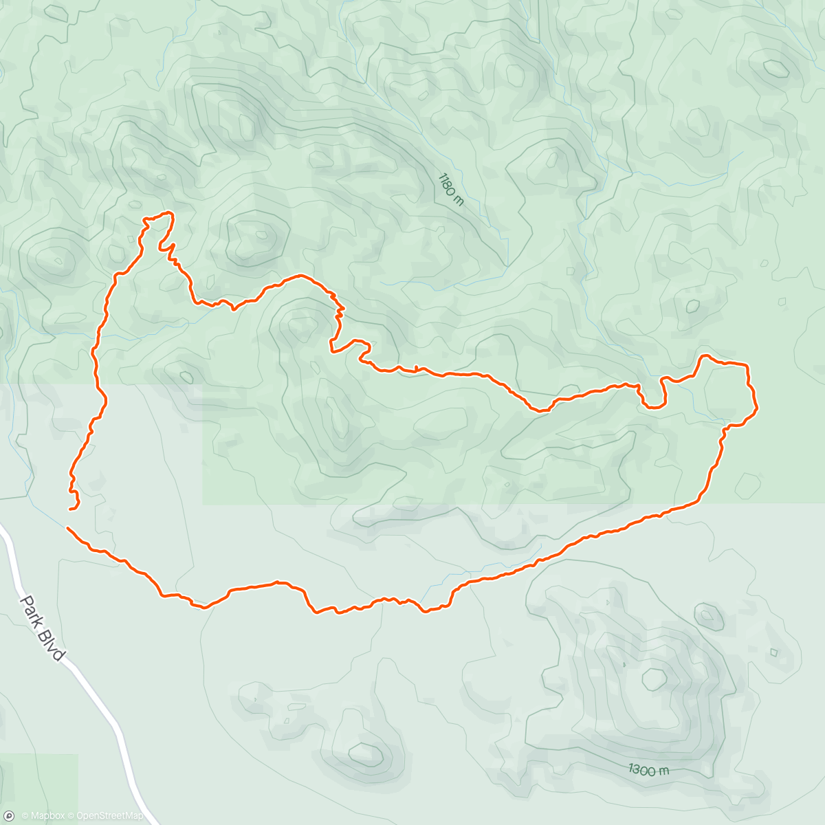 Map of the activity, Maze loop trail Joshua Tree