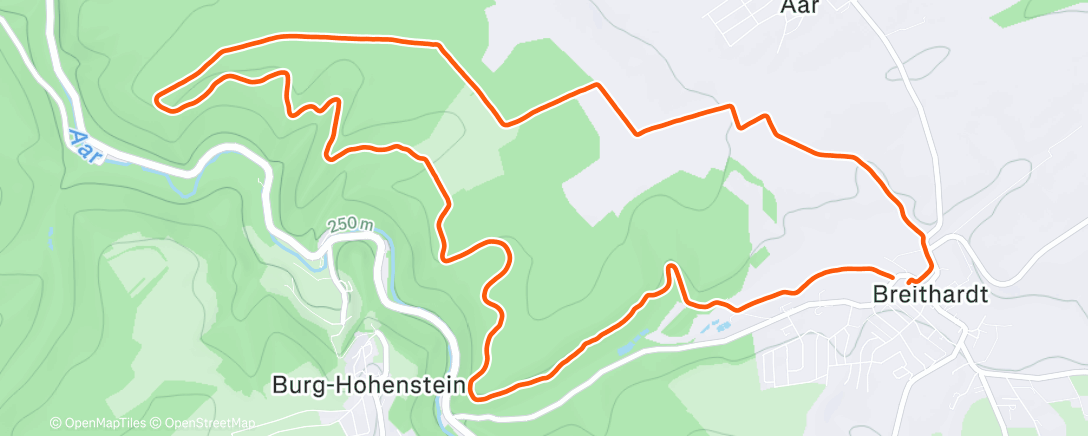 Map of the activity, Puma to Pumba in 2 days