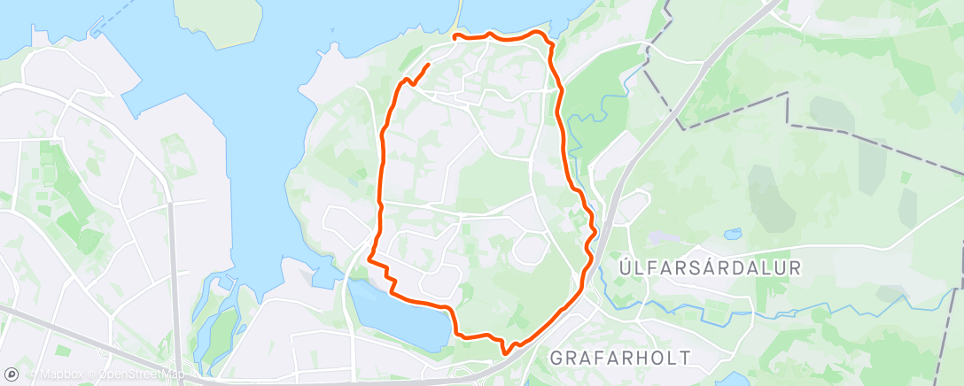 Mapa da atividade, 10km that is more like the time I should be running. Still needs work. 7 min and something faster then last week