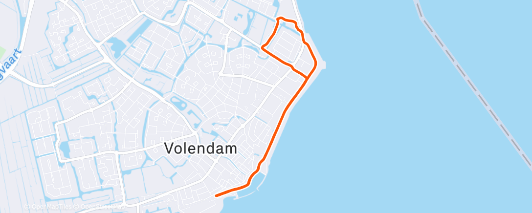Map of the activity, Afternoon Walk