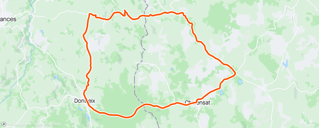 Map of the activity, Middagrit op de mountainbike 🚵‍♀️