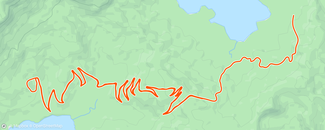 Map of the activity, Zwift - Race: Ribble Winter Race Series on Road to Sky in Watopia