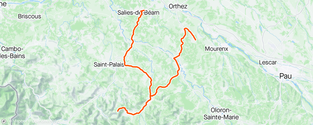 Mapa da atividade, La Béarnaise