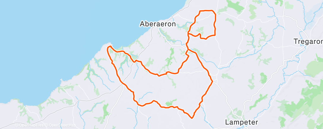 Карта физической активности (Cycling)