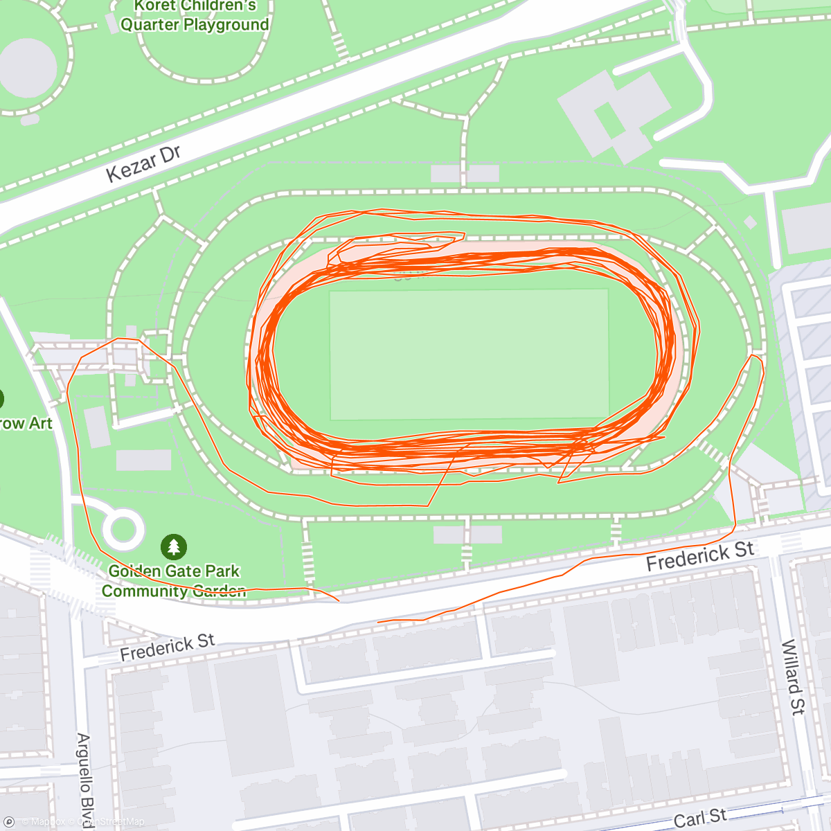 Map of the activity, More aussies