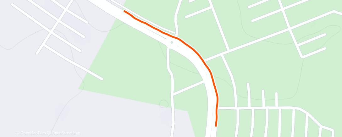 Map of the activity, Evening Walk