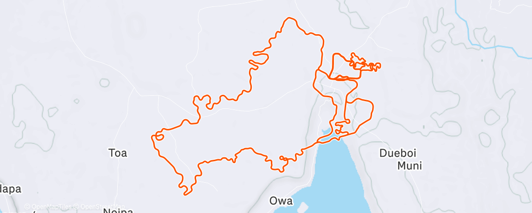 Map of the activity, Zwift - The Egyptian on Tropic Rush in Makuri Islands