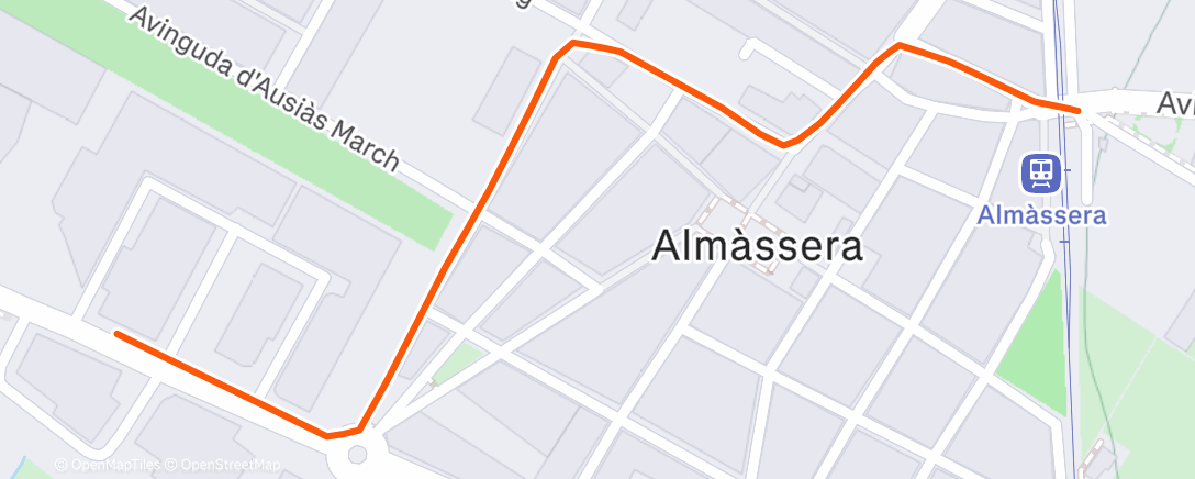 Map of the activity, Morning Ride