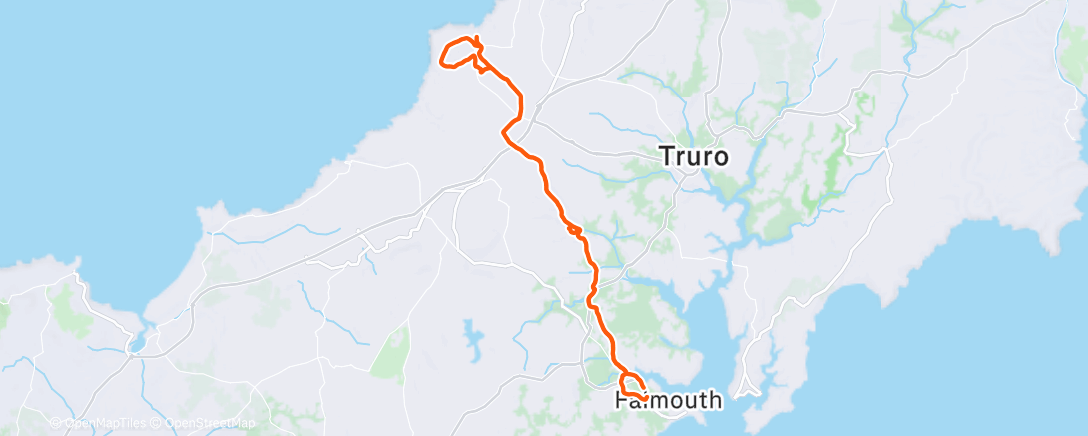 Map of the activity, Cold but lovely, especially in the sun