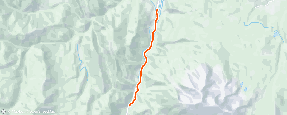 Map of the activity, Night Kayaking