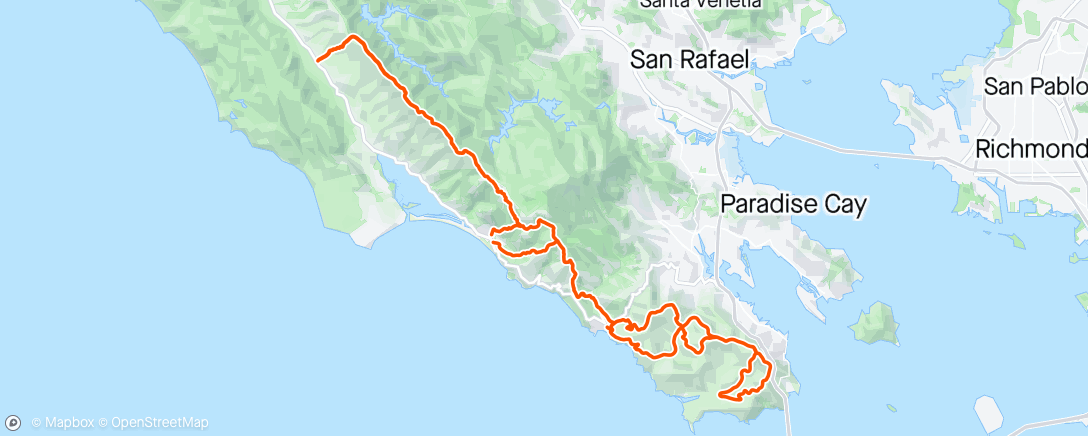 Map of the activity, Miwok 2024
