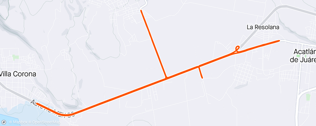 Karte der Aktivität „Vuelta ciclista vespertina”