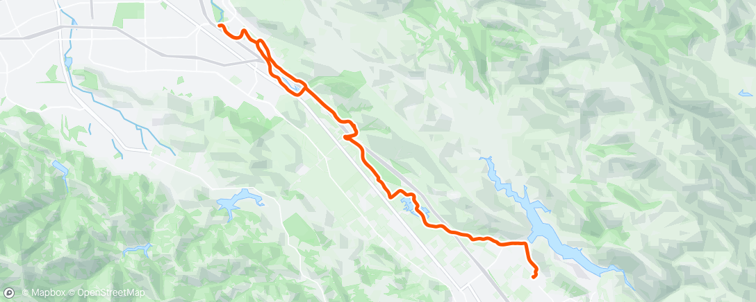 Map of the activity, Morning Ride