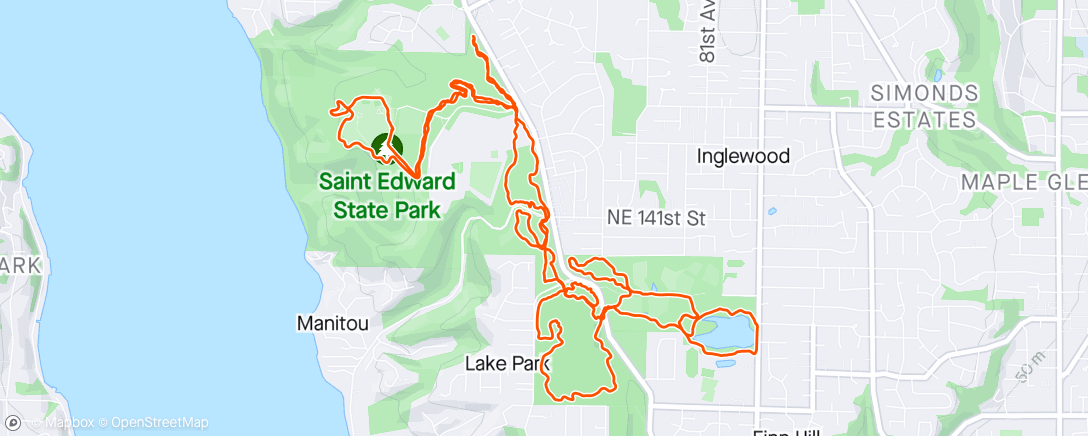 Map of the activity, Good friends, good trails, good beer!
