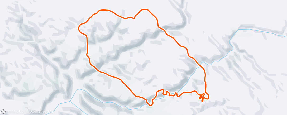 Карта физической активности (MyWhoosh - Alula Adventure Loop)
