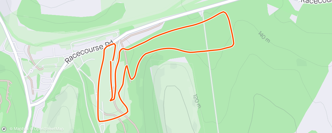 Map of the activity, Sussex XC Relays - 1st leg