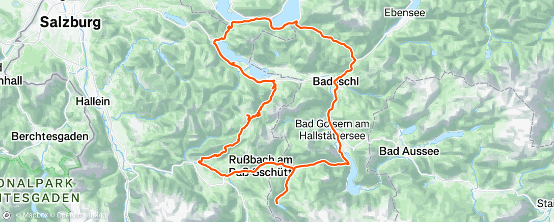 Map of the activity, Morning Ride