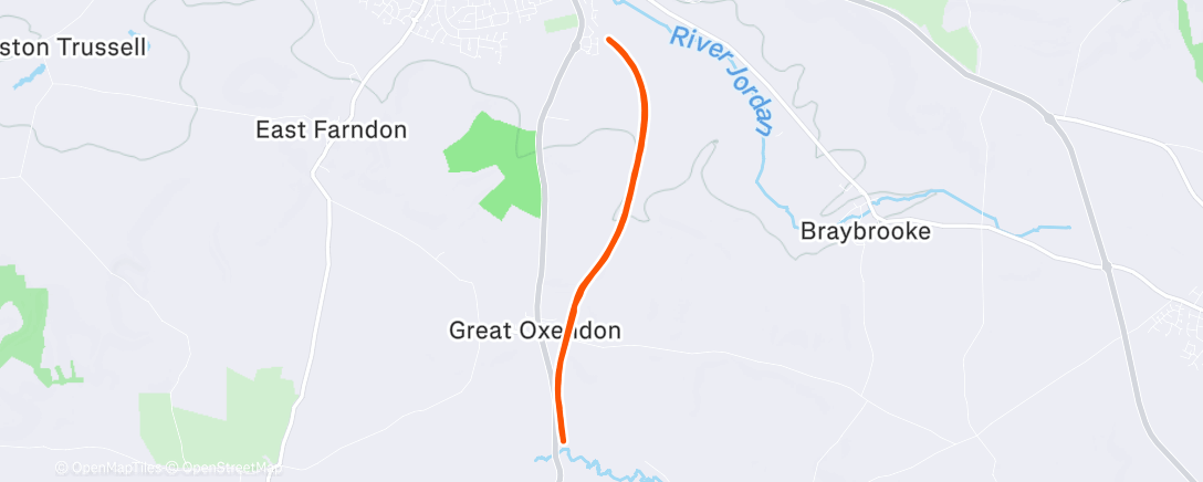 Map of the activity, Tunnel Run