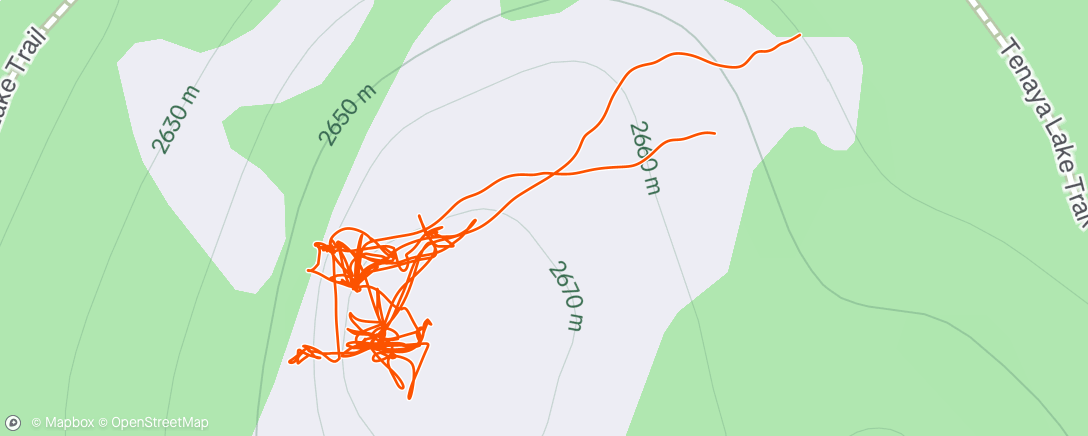 Map of the activity, YOSAR (T-SAR) Training Day 2