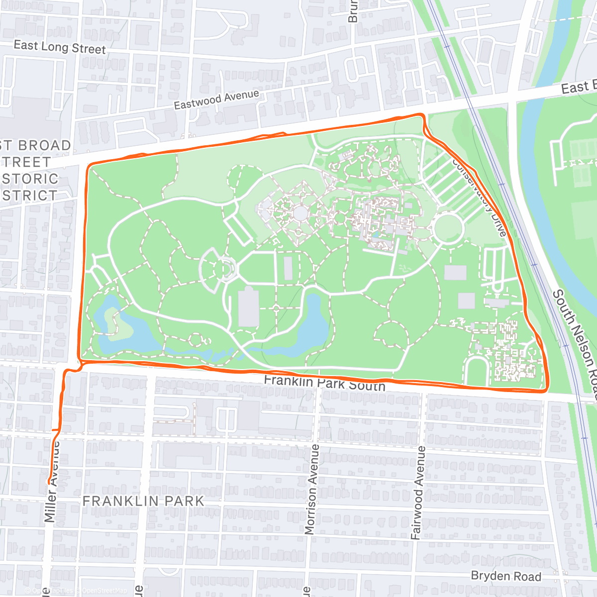 Map of the activity, Day 355 - 1st RUN