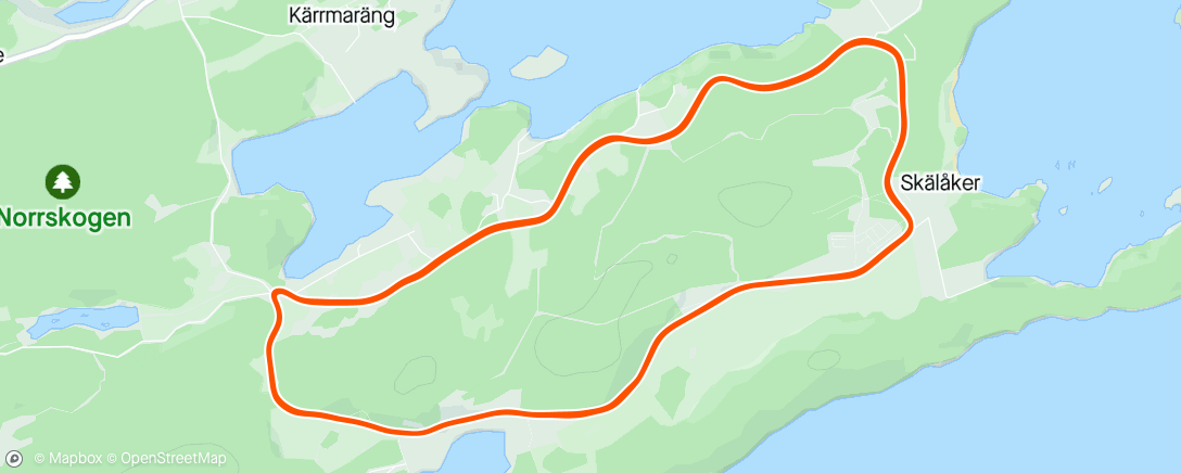 Map of the activity, Gålölinjet