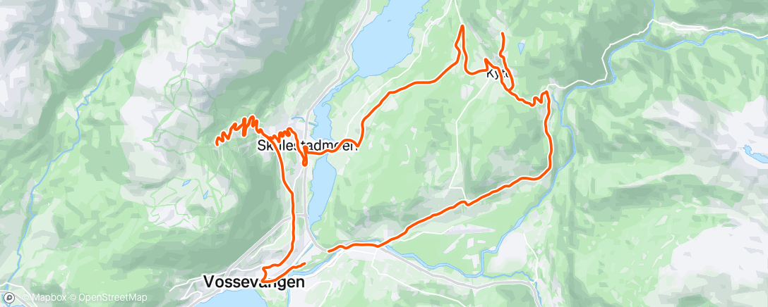 Map of the activity, Afternoon Ride