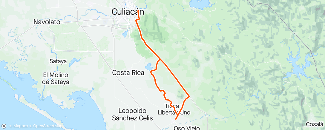 Map of the activity, Quila