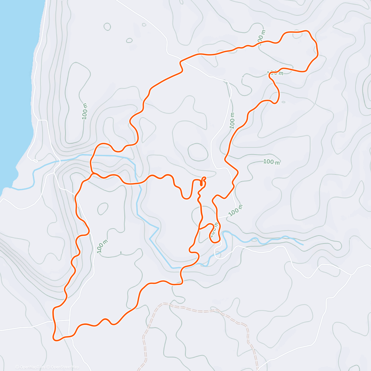 Map of the activity, Zwift - Lionel Sanders' Yellow Day Workout on Suki's Playground in Makuri Islands