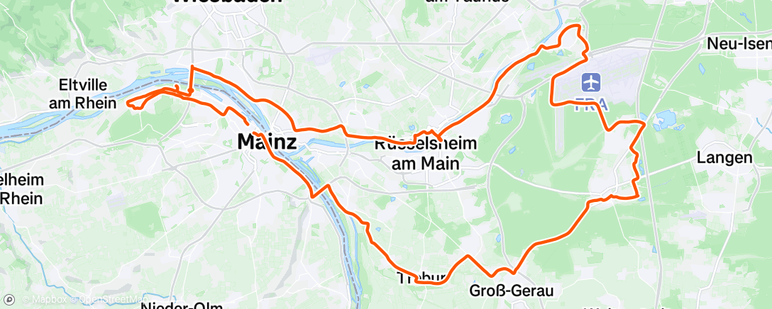 Map of the activity, Nach Osten
