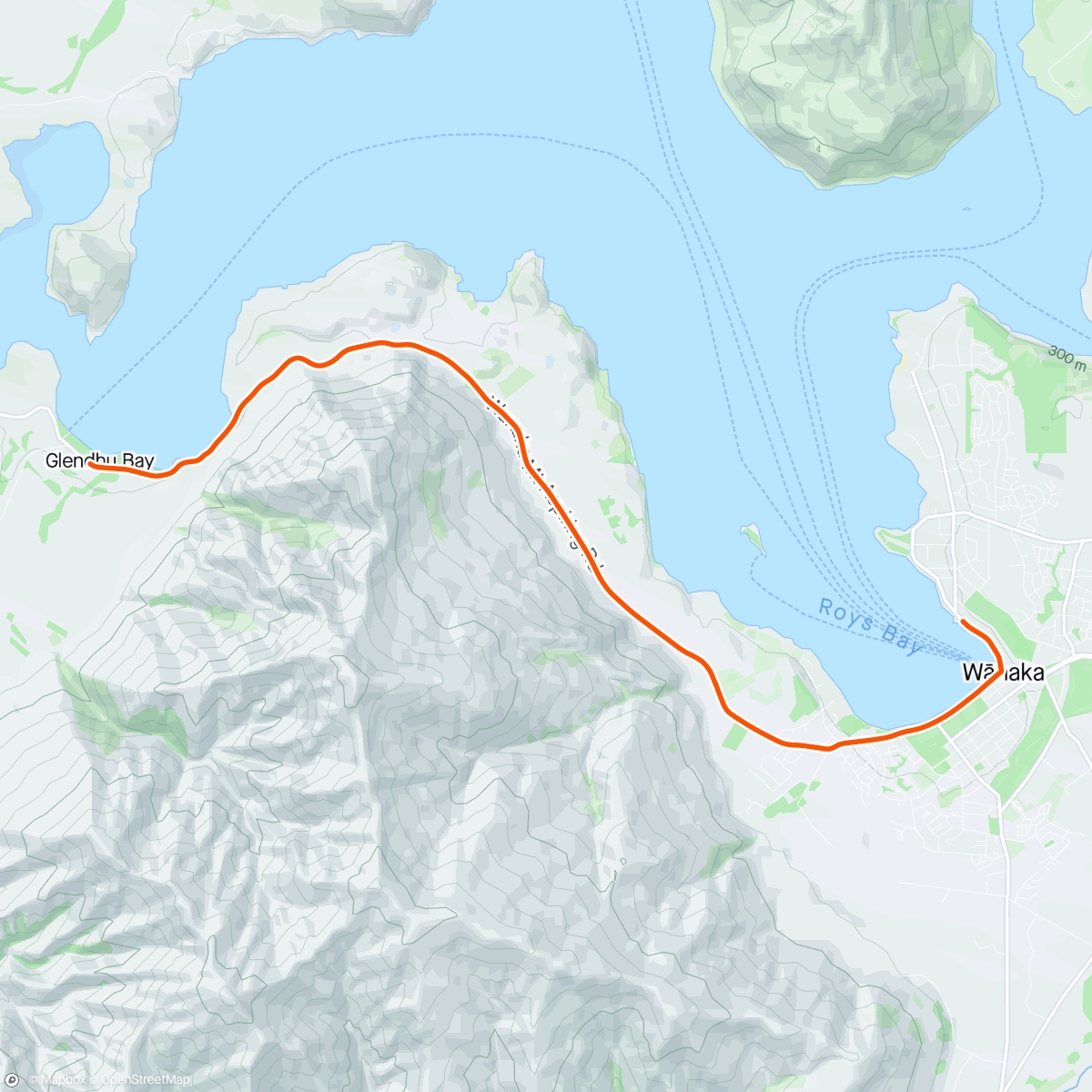 Map of the activity, ROUVY - Challenge Wanaka | New Zealand 40 km