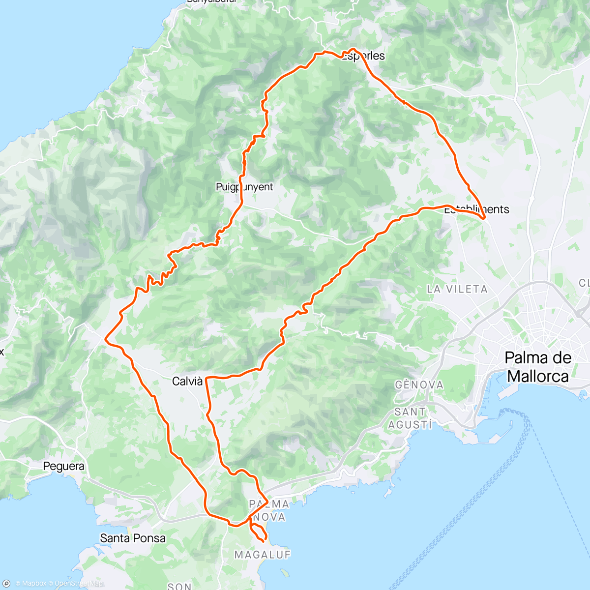 Map of the activity, Ride with super nice views and super nice company 😊