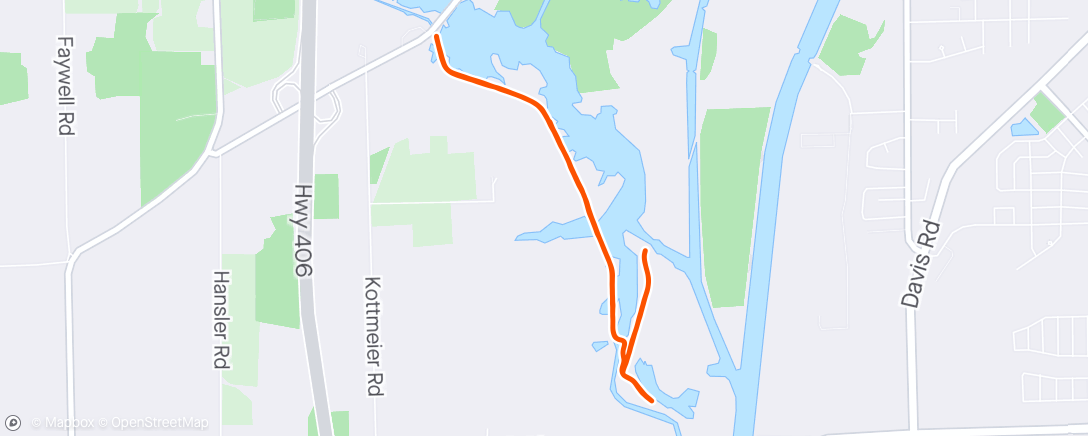活动地图，Evening Trail Run
